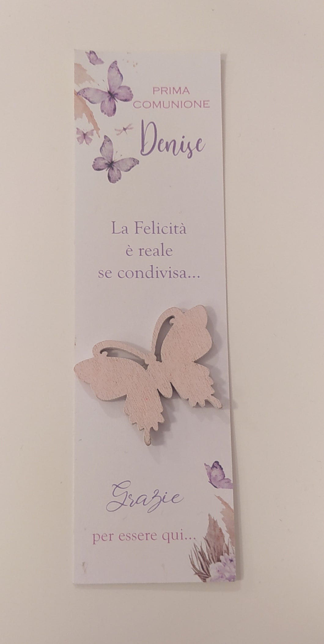 Segnalibro con farfalla
